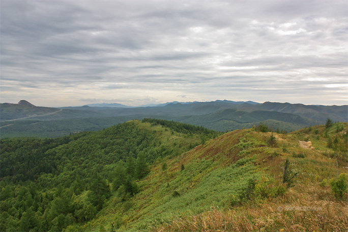 Гора Рассыпная, Долинский район, Остров Сахалин