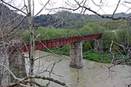 Жд мост на реке Тиобут, Чапланово, Холмский район, Остров Сахалин. Фото 1