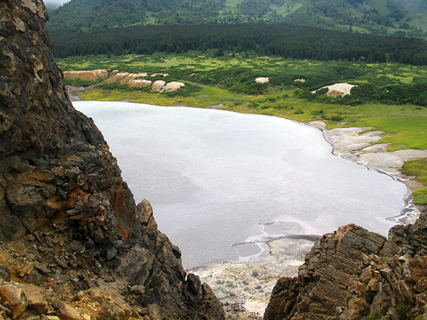 Озеро Кипящее, Южно-Курильский район, Курильские острова