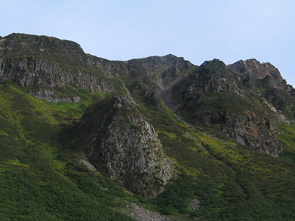 Хребет Двугорбый, Курильский район, Курильские острова