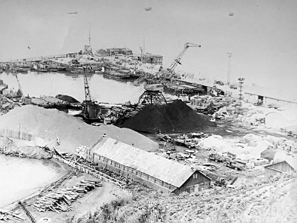Морской торговый порт в 1957 г.